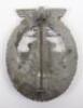 Kriegsmarine High Seas Fleet War Badge by Friedrich Orth Wien - 2