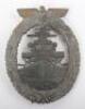 Kriegsmarine High Seas Fleet War Badge by Friedrich Orth Wien - 6