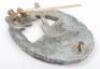 Kriegsmarine Coastal Artillery War Badge by Hermann Aurich Dresden - 7