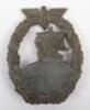 Kriegsmarine Auxiliary Cruiser War Badge by Friedrich Orth Wien