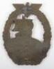 Kriegsmarine Auxiliary Cruiser War Badge by Friedrich Orth Wien - 4