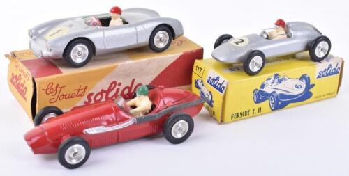 Solido two boxed Porsche racing cars