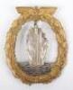 Kriegsmarine Minesweepers War Badge by Schwerin Berlin