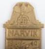 Kriegsmarine Narvik Campaign Shield - 2