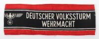 WW2 German Deutscher Volkssturm Wehrmacht Armband