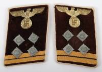 Third Reich NSDAP Kreis Level Hauptgemeinschaftsleiter Collar Patches