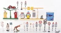 Wardie K68 Filling Station, with Esso and Shell Pumps,
