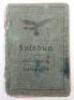 WW2 German Luftwaffe Paratroopers Soldbuch - 16