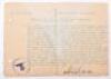 WW2 German Award Citation Grouping to Unteroffizier Franz Frankemoller Infantry Grenadier Regiment 166, Recommended for the German Cross in Gold December 1943 - 3