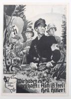 Third Reich Propaganda Postcard