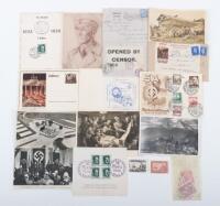 Selection of Third Reich Postcards and Stamps