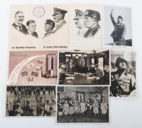 Grouping of Third Reich and Italian Fascists Postcards