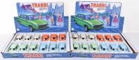 Two Trade Boxes of East German Trabant 801-S Diecast Model Cars