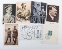 6x Third Reich Postcards of Adolf Hitler