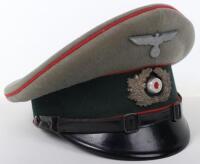 WW2 German Army Artillery NCO’s Peaked Cap