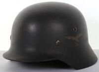 WW2 German Luftwaffe M-35 Steel Combat Helmet