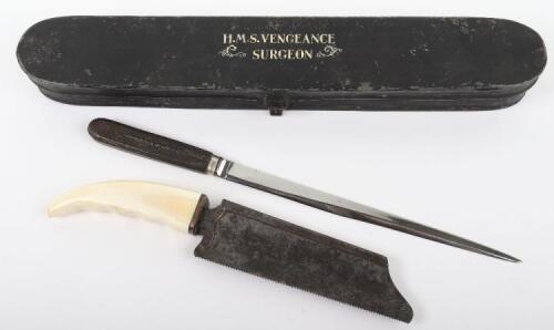 Items of Surgeons Tools of HMS Vengeance Interest