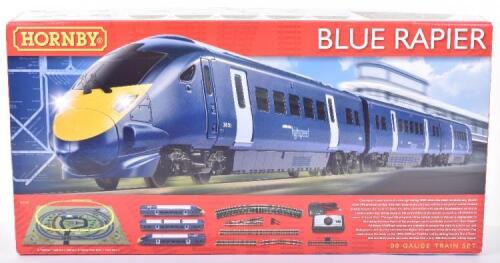 Hornby 00 Gauge R1139 Blue Rapier Train Set