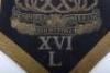 Victorian 16th Lancers Embroidered Shabraque Section - 4