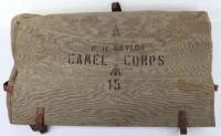 WW1 Australian Imperial Camel Corps Officers Travel Case, Attributed to Captain Frederick Henry Naylor, Killed in Action 19th April 1917
