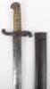 French Model 1842 Sword Bayonet