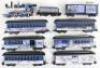 Collection of various 00 gauge locomotive and coaches