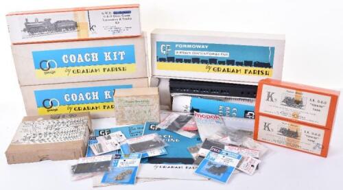 Unmade 00 gauge K’s Kits locomotives and Graham Farish coach kits