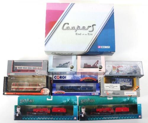 Quantity of Corgi boxed diecast mixed vehicles and commercials