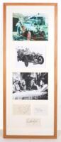 Six framed signatures from the cast of Chitty Chitty Bang Bang