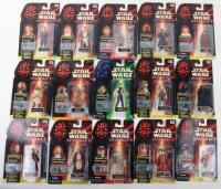 Quantity of Hasbro 1999 Star Wars Episode one carded figures