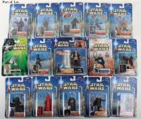 Quantity of Hasbro Star Wars episode 2 & 3 carded figures