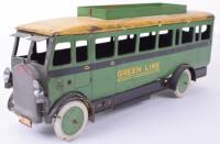 Burnett tinplate Green Line Single decker bus