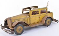 A Gunthermann tinplate c/w Saloon car