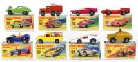 Eight Boxed Matchbox Lesney Superfast Rola-Matics Models