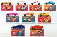 Seven Boxed Matchbox Lesney Superfast Streakers Models