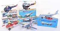 Boxed Airliners and helicopters