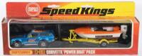 Matchbox Speedkings K-58 Corvette “power boat” Pack boxed