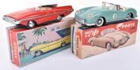 Two boxed Chinese tinplate cars, 1960s