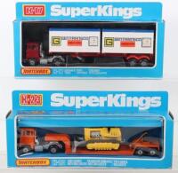 Two Boxed Matchbox Superkings commercial vehicles