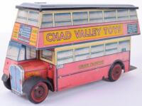 Chad Valley for Carr’s biscuits tinplate c/w London Transport Double Decker bus