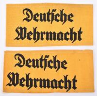 2x Deutsche Wehrmacht Armbands