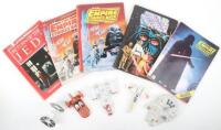 Vintage Star Wars Kenner diecast vehicles and Annuals