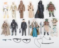 Thirteen Loose Vintage Star Wars Figures