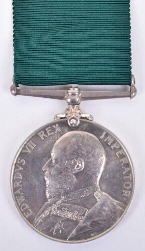 Edward VII Volunteer Force Long Service Medal 18th Middlesex Volunteer Rifle Corps