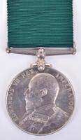 Edward VII Volunteer Force Long Service Medal 18th Middlesex Volunteer Rifle Corps