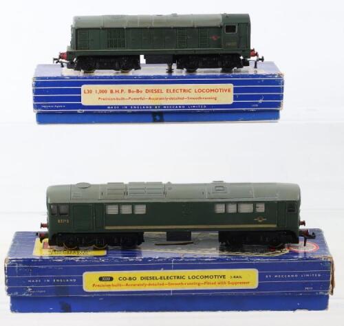 Two Hornby Dublo 3-rail boxed Diesel Electric locomotive