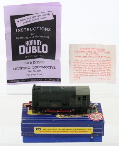 Hornby Dublo 3-rail boxed 3231 Diesel Electric Shunting locomotive