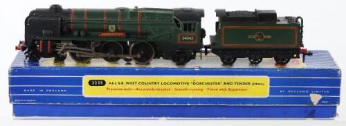 Hornby Dublo 3-rail boxed 3235 Dorchester locomotive and tender