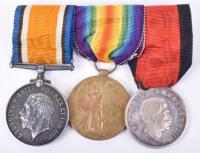 Great War Medal Pair and Italian 1915 Avezzano Earthquake Medal