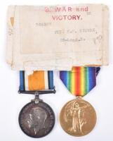 Great War Medal Pair 28th (Artists Rifles) London Regiment